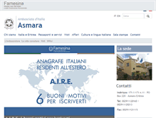 Tablet Screenshot of ambasmara.esteri.it