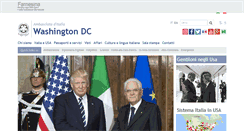 Desktop Screenshot of ambwashingtondc.esteri.it