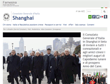 Tablet Screenshot of consshanghai.esteri.it