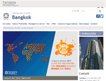 Tablet Screenshot of ambbangkok.esteri.it