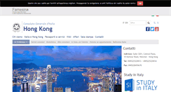 Desktop Screenshot of conshongkong.esteri.it