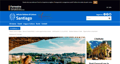 Desktop Screenshot of iicsantiago.esteri.it