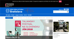 Desktop Screenshot of iicbratislava.esteri.it