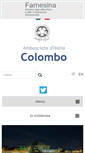 Mobile Screenshot of ambcolombo.esteri.it