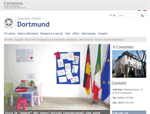 Tablet Screenshot of consdortmund.esteri.it