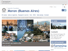Tablet Screenshot of consmoron.esteri.it