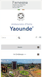 Mobile Screenshot of ambyaounde.esteri.it