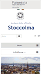 Mobile Screenshot of ambstoccolma.esteri.it