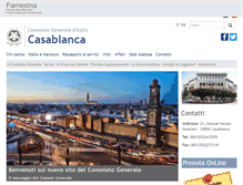 Tablet Screenshot of conscasablanca.esteri.it