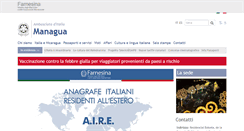 Desktop Screenshot of ambmanagua.esteri.it