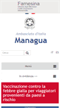 Mobile Screenshot of ambmanagua.esteri.it