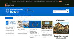 Desktop Screenshot of iicbogota.esteri.it
