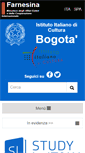 Mobile Screenshot of iicbogota.esteri.it