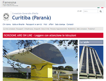Tablet Screenshot of conscuritiba.esteri.it