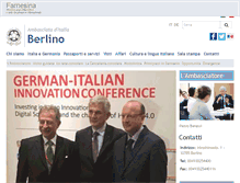 Tablet Screenshot of ambberlino.esteri.it
